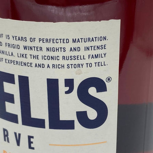 ラッセルズリザーブ 15年 リミテッドリリース 2024 750ml 58% RUSSEL'S RESERVE バーボン【M2】