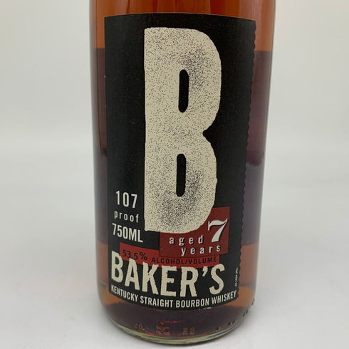 ベイカーズ 7年 107proof 旧ラベル 750ml 53.5% BAKER'S アメリカウイスキー【S4】