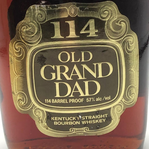 オールドグランダッド 114 バレルプルーフ Lot No.18 750ml 57% OLD GRAND DAD バーボン【P2】