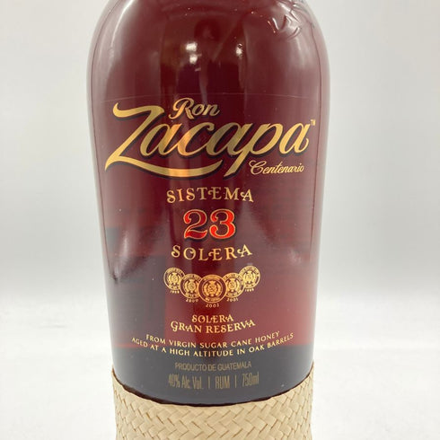 ロン サカパ センテナリオ 23年 ソレラ グラン レゼルヴァ 750ml 40% RON ZACAPA Centenario Solera Grand Reserva 【L1】