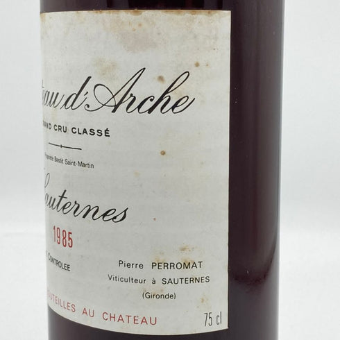 シャトー ダルシュ グランクリュ 1985年 750ml 14% Château d'Arche 白ワイン【M4】