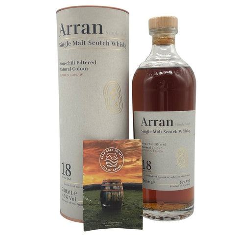 アラン 18年 シングルモルト 700ml 46% Arran スコッチウイスキー【D3】