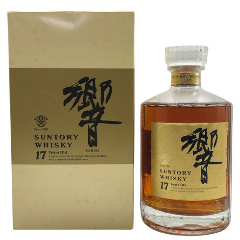 東京都限定◆サントリー 響 17年 両面ゴールドラベル 750ml 43% SUNTORY HIBIKI 【M4】