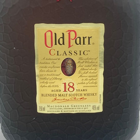 オールドパー クラシック 18年 750ml 46% Old Parr CLASSIC スコッチウイスキー1218g【H1】