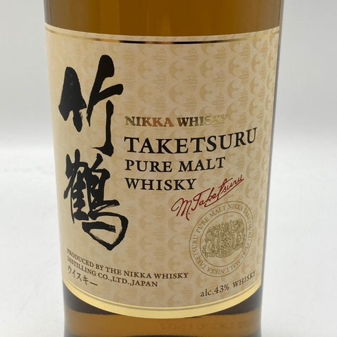 東京都限定◆ニッカ 竹鶴 ピュアモルト 白ラベル 700ml 43% NIKKA 【G2】