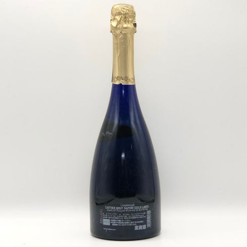 キャティア サファイア ゴールドラベル ブリュット 750ml 12.5% CATTIER Saphir シャンパン【V0】