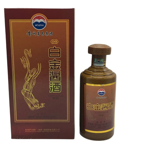 茅台酒 白金醬酒 500ml 53% 中国酒878g【N2】