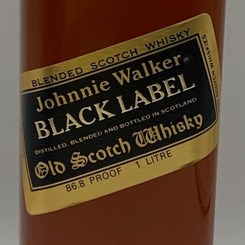 ジョニーウォーカー ブラックラベル 12年 エクストラ スペシャル 黒金キャップ 1000ml Johnnie Walker BLACK LABEL EXTRA SPECIAL スコッチウイスキー【G1】