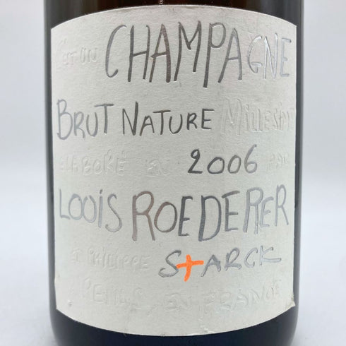 ルイ ロデレール ブリュット ナチュール 2006 フィリップ スタルク 750ml 12% LOUIS ROEDERER シャンパン【S4】