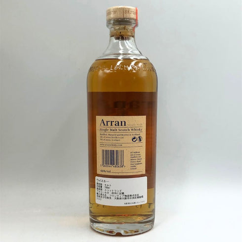 アラン 10年 ノンチルフィルタード 700ml 46% Arran スコッチウイスキー【I3】