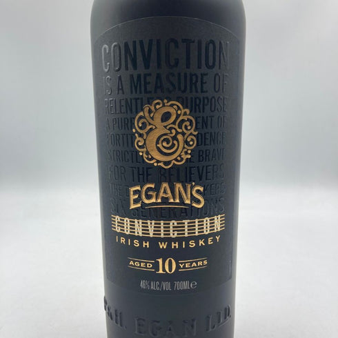 イーガンズ 10年 コンヴィクション 700ml 46% Egan's Conviction アイリッシュウイスキー【E3】