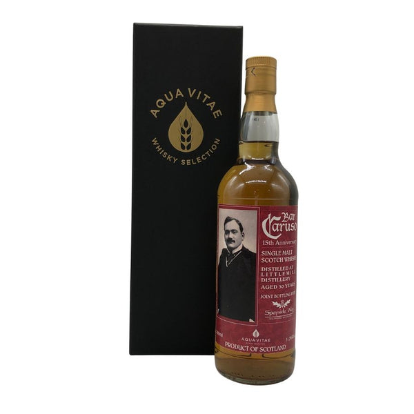 リトルミル 1988 30年 バー・カルーソー 15周年記念ボトル 700ml 51.3% Bar Caruso、Speyside Way、AQUA VITAE スコッチウイスキー【V4】