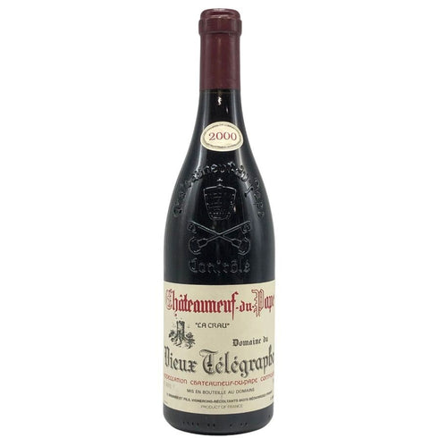 シャトーヌフ デュ パプ ラ クロー ヴィユー テレグラフ 2000 750ml 14% Domaine du Vieux Telegraphe フランスワイン【T1】