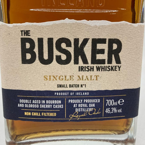 バスカー スモールバッチ No.1 700ml 46.3% BUSKER アイリッシュウイスキー【L4】
