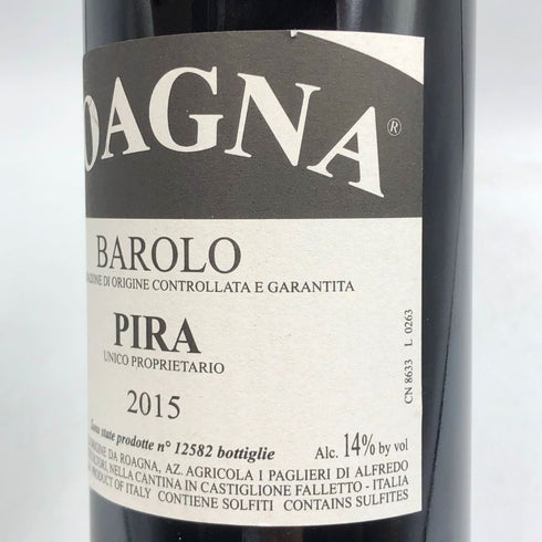 ロアーニャ バローロ ピラ 2015年 750ml 14% ROAGNA イタリアワイン【H2】