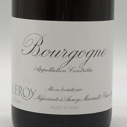 ルロワ ブルゴーニュ オマージュ ア ラン 2000 750ml Leroy Bourgogne Hommage a l'An ブルゴーニュワイン【J4】