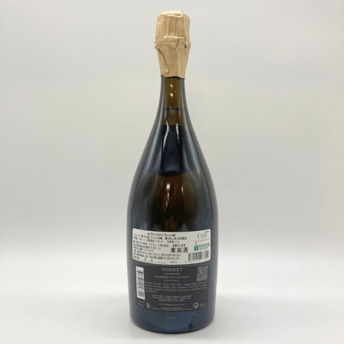 ゴッセ セレブリス ブリュット 2007 750ml 12% GOSSET CELEBRIS BRUT 【E】