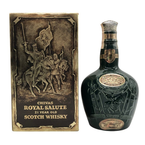 シーバスブラザーズ ロイヤル サルート 21年 緑陶器 700ml 40% Chivas Brothers Royal Salute スコッチウイスキー1125g【W0】