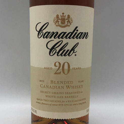 カナディアンクラブ 20年 CANADIAN CLUB 750ml 40% ウイスキー【P2】
