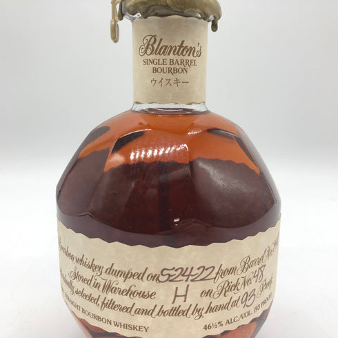 ブラントン シングルバレル バーボン 2022 750ml 46.5% Blanton's SINGLE BARREL BOURBON バーボン【K4】