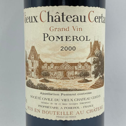 ヴュー シャトー セルタン ポムロル 2000 750ml 13% Vieux Chateau Certan ボルドーワイン【x1】