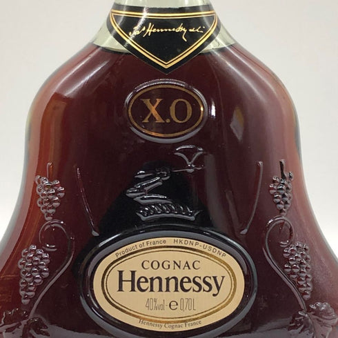 ヘネシー XO 金キャップ グリーンボトル 700ml 40% Hennessy ブランデー【O0】