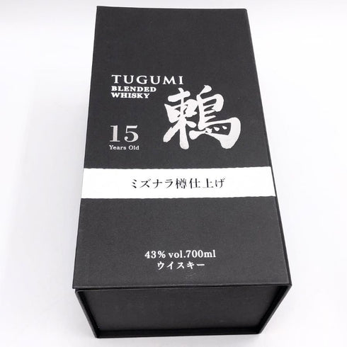 東京都限定◆鶇 15年 ミズナラ樽仕上げ 700ml 43% TUGUMI 【A1】