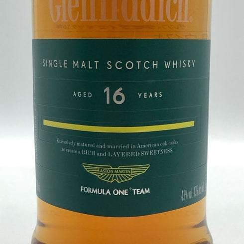 グレンフィディック 16年 アストンマーティン F1デザイン 700ml 43% Glenfiddich スコッチウイスキー【M0】