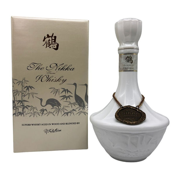 東京都限定◆ニッカ 鶴 陶器ボトル 700ml NIKKA 1445g【E1】