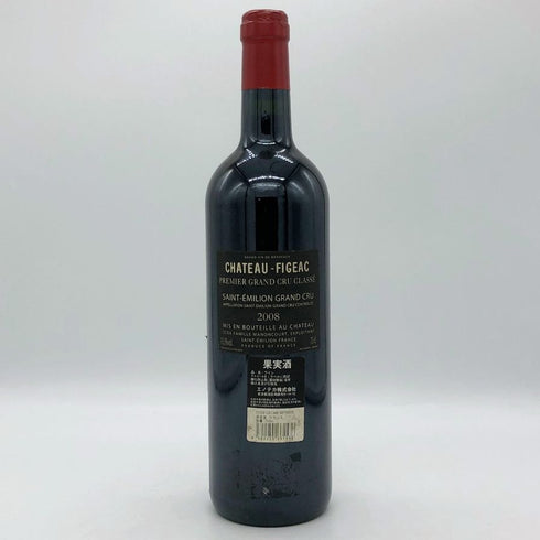 シャトー フィジャック プルミエ グランクリュ クラッセ サンテ ミリオン 2008 750ml 13.5% Chateau Figeac ボルドーワイン【M0】