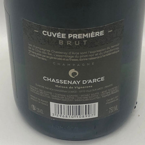 シャスネ ダルチェ キュヴェ プルミエール ブリュット 12% 700ml Chassenay d'Arce cuve premiere brut シャンパン【H3】