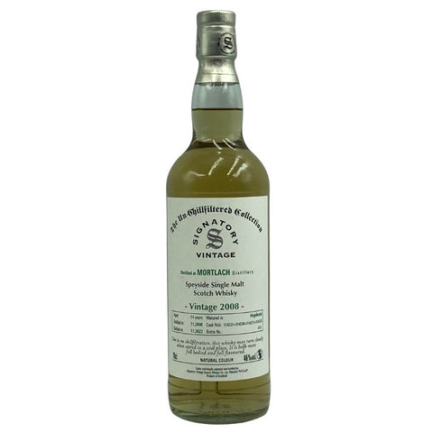 シグナトリー モートラック14年 2008 700ml 46% Signatory Vintage スコッチウイスキー【G3】
