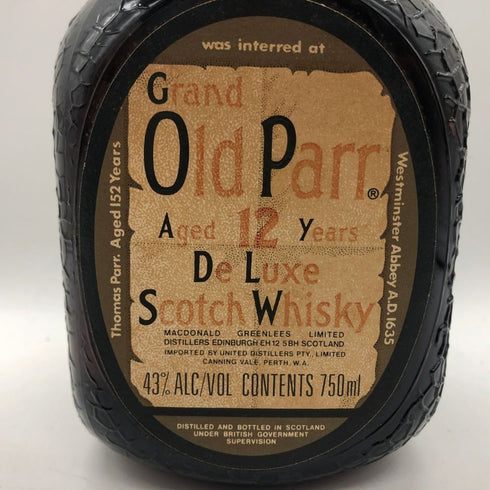 グランド オールドパー 12年 デラックス 750ml 43% Grand Old Parr De Luxe スコッチウイスキー【D1】