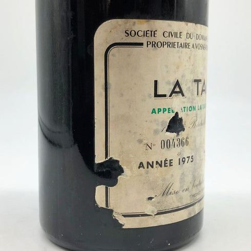 【同梱不可】ドメーヌ ド ラ ロマネコンティ ラターシュ 1975 12.5% 750ml DRC Domaine de la Romanee-Conti La Tache ブルゴーニュワイン【AFA15】