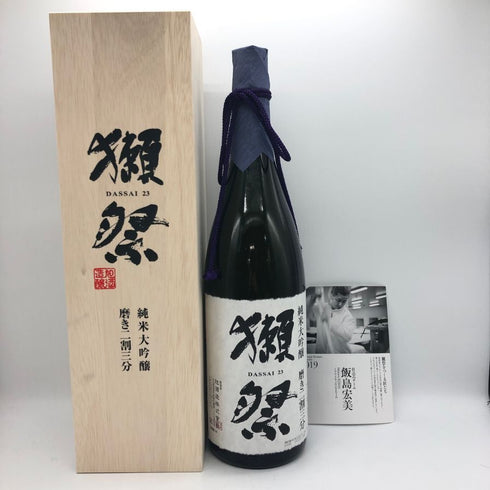 獺祭 純米大吟醸 磨き三割九分 1800ml 16% 2023年8月 日本酒- 純米大吟醸酒【F3】