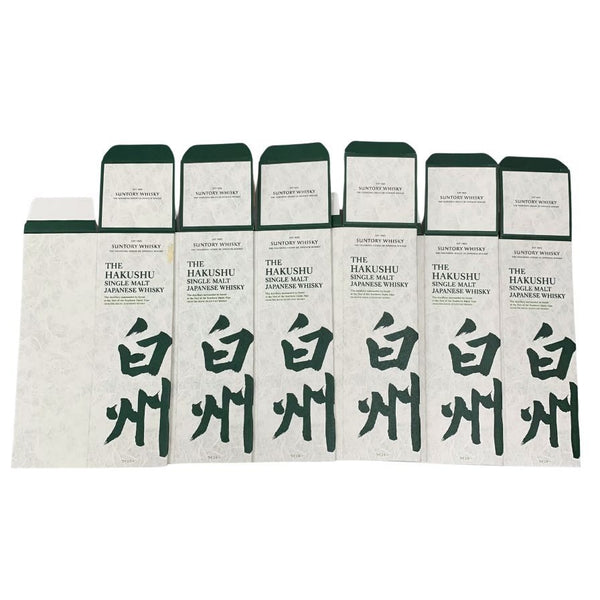 サントリー 白州 NV 空き箱 化粧箱 カートン 6枚セット SUNTORY【AFI21】