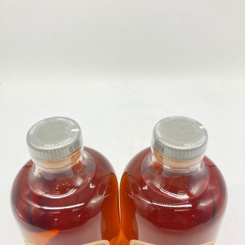 東京都限定◆ニッカ ウイスキー ピュアモルト 蒸留所限定 ブラック レッド 500ml 43% NIKKA WHISKY PURE MALT 2本セット 【E】