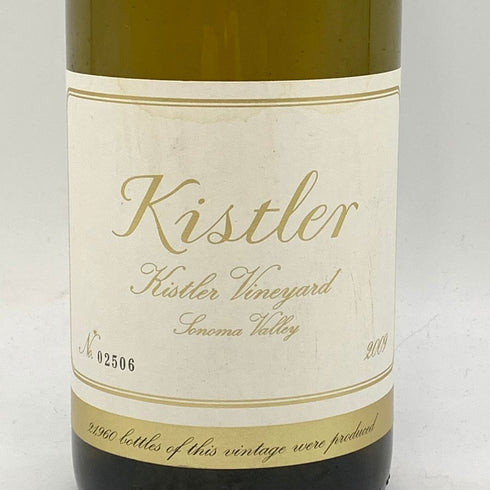 キスラー ストーン フラット ヴィンヤード ソノマ ヴァレー シャルドネ 2009 750ml 14.1% KISTLER Stone Flat Vineyard Sonoma Valley Chardonnay【L4】
