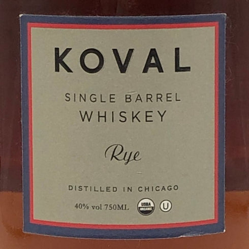 コーヴァル シングルバレル ライ 750ml 40% KOVAL アメリカウイスキー【V0】