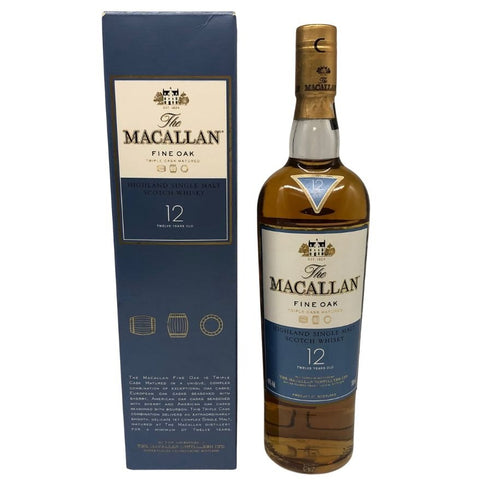 マッカラン12年 ファインオーク トリプルカスク 700ml 40% MACALLAN FINE OAK スコッチウイスキー【O4】