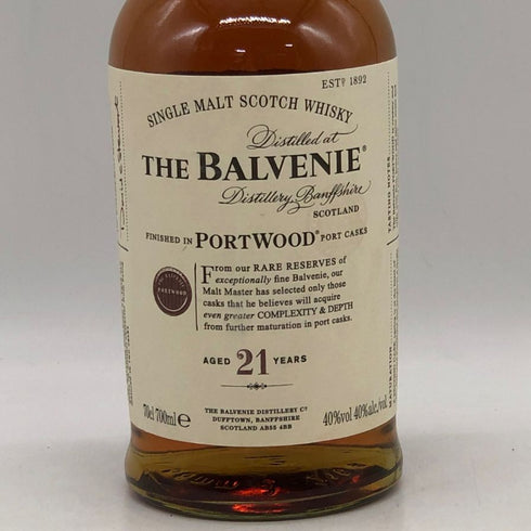 バルヴェニー 21年 ポートウッド 700ml 40% THE BALVENIE スコッチウイスキー【M4】