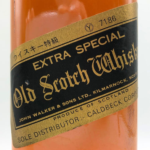 ジョニーウォーカー ブラックラベル エクストラ スペシャル 特級 金キャップ 750ml 43% JOHNNIE WALKER BLACK LABEL EXTRA SPECIAL スコッチウイスキー【A4】
