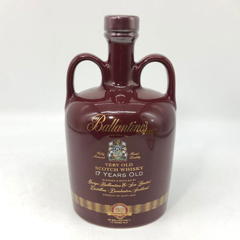 バランタイン 17年 赤陶器 60周年ボトル ウイスキー 43% 750ml Ballantine スコッチウイスキー1499g【B1】