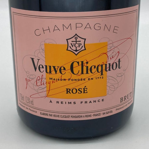 ヴーヴ クリコ ロゼ ローズラベル 750ml 12.5% Veuve Clicquot Rose Label シャンパン【N2】