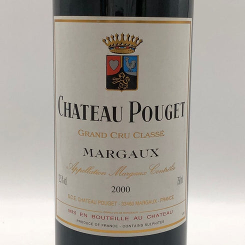 シャトー プージェ マルゴー 2000 750ml 12.5% CHATEAU POUGET MARGAUX ボルドーワイン【C2】
