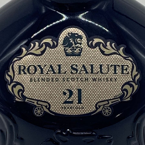 ロイヤルサルート 21年 シグネチャーブレンド 青陶器ボトル 700ml 40% ROYAL SALUTE スコッチウイスキー【O1】