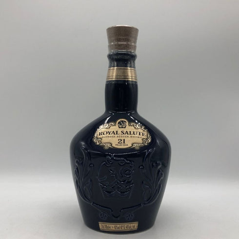 ロイヤルサルート 21年 青 陶器ボトル 700ml 40% ROYAL SALUTE スコッチウイスキー【N4】