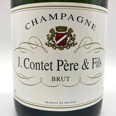 J.コンテペール ペール エ フィス ブリュット 12% 750ml J.Contet Pere Fils シャンパン【E4】