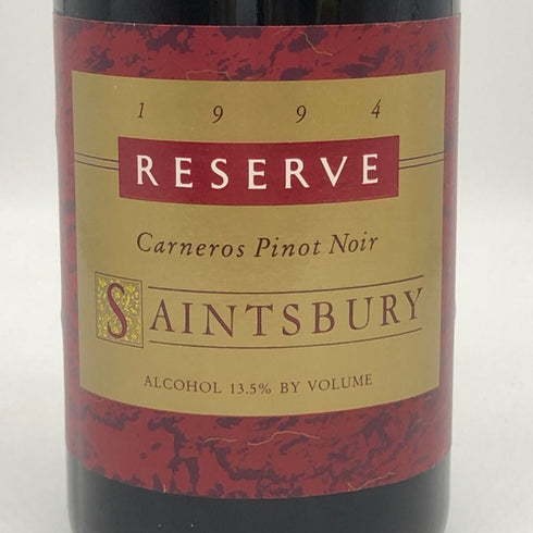 セインツベリー リザーヴ カーネロス ピノノワール 1994 13.5% 750ml SAINTSBURY Pinot Noir Carneros カリフォルニアワイン【O2】