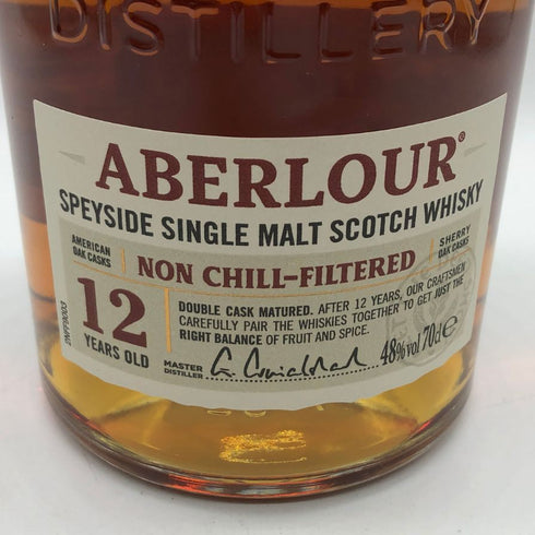 アベラワー 12年 ノンチル フィルタード 48% 700ml ABERLOUR スコッチウイスキー【N1】